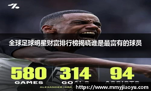 全球足球明星财富排行榜揭晓谁是最富有的球员